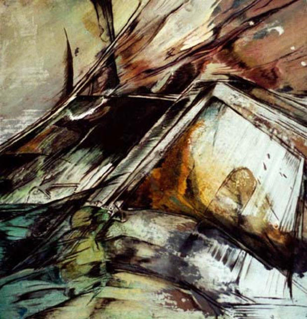 Franziska Turek  'Breakdown', created in 2001, Original Painting Acrylic.