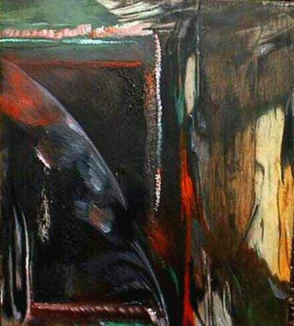 Artist Franziska Turek. 'Dark Mirror' Artwork Image, Created in 2003, Original Painting Acrylic. #art #artist