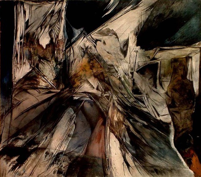 Franziska Turek  'Darkening Of The Light', created in 2012, Original Painting Acrylic.