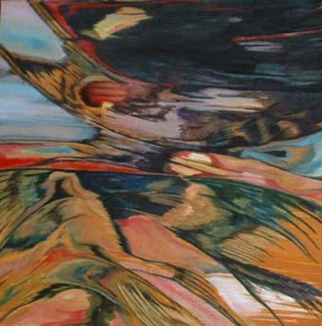 Franziska Turek  'Down - Above', created in 2003, Original Painting Acrylic.