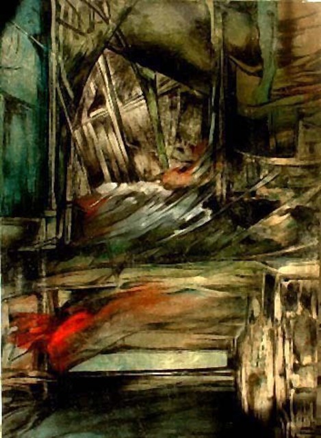 Franziska Turek  'En Route', created in 2008, Original Painting Acrylic.