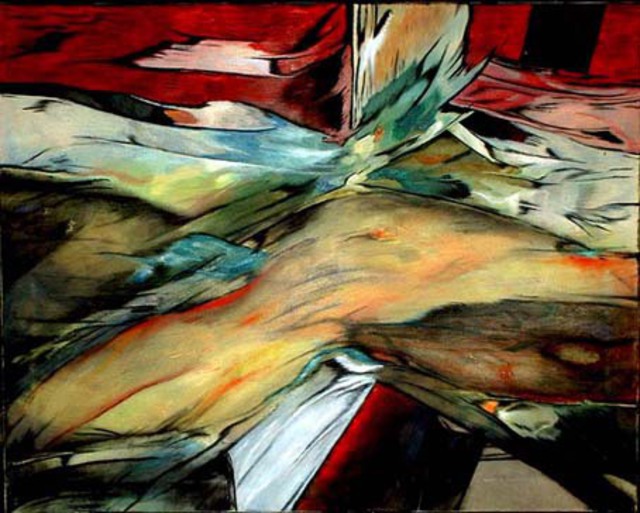 Franziska Turek  'Flowing', created in 2014, Original Painting Acrylic.
