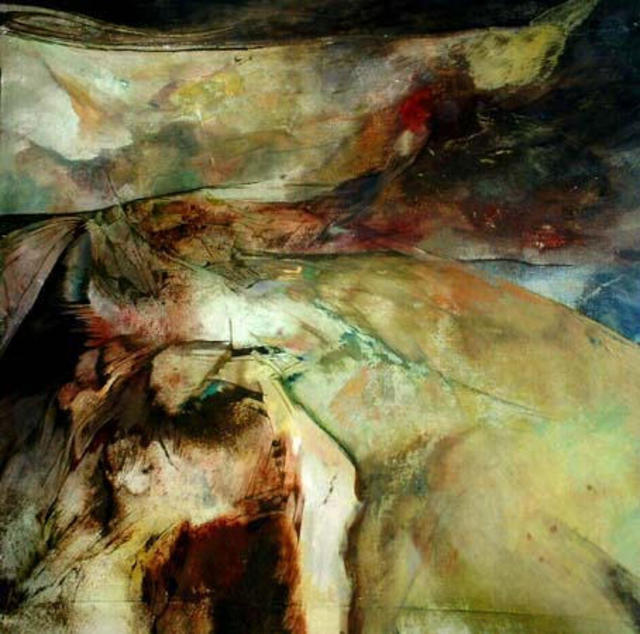 Franziska Turek  'Light Horizon', created in 1996, Original Painting Acrylic.