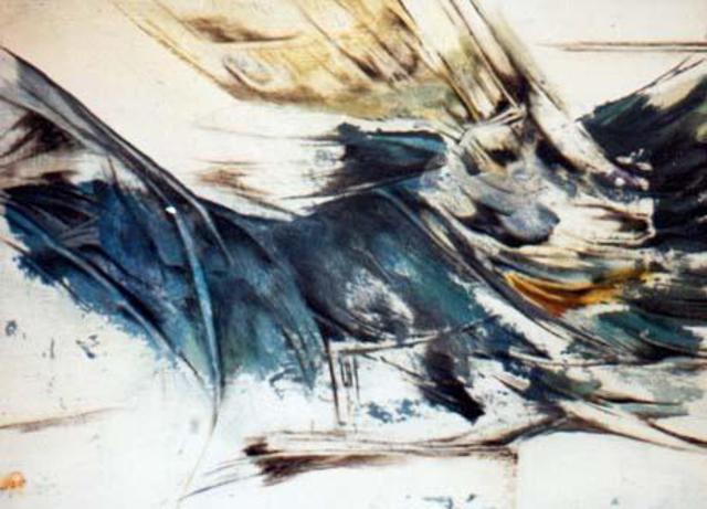 Franziska Turek  'Lost In Ice', created in 2000, Original Painting Acrylic.