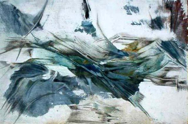 Artist Franziska Turek. 'Lost In Ice 6' Artwork Image, Created in 2000, Original Painting Acrylic. #art #artist