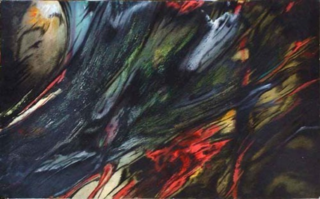 Franziska Turek  'Near Lava', created in 2008, Original Painting Acrylic.