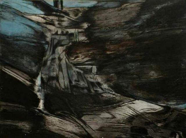 Franziska Turek  'Night Passage 2', created in 2004, Original Painting Acrylic.