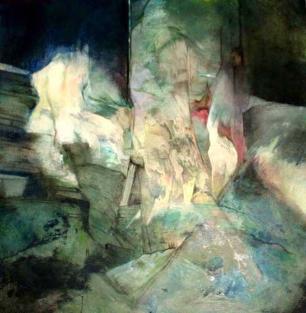 Franziska Turek  'Way Through', created in 2013, Original Painting Acrylic.