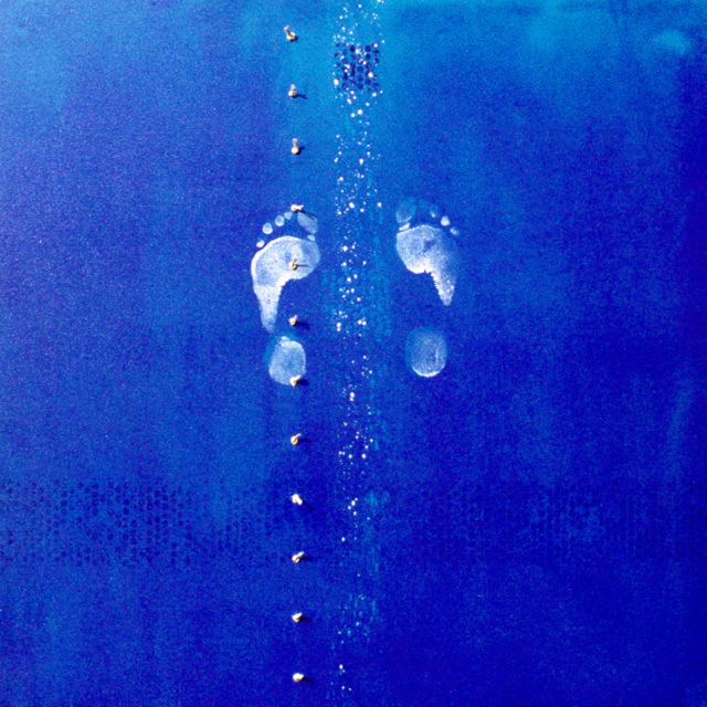 Artist Jose Freitascruz. ' Jfx 1 A Deep Blue Sky As Only To Be Seen In Dreams' Artwork Image, Created in 1998, Original Installation Indoor. #art #artist