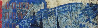Jose Freitascruz: 'berliner blau 01', 2016 Acrylic Painting, Abstract Landscape. der himmel A1/4ber berlin - inspired by the wim wenders movie...