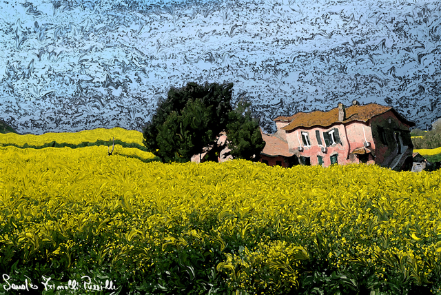 Sandro Frinolli Puzzilli  'Old House', created in 2015, Original Digital Art.