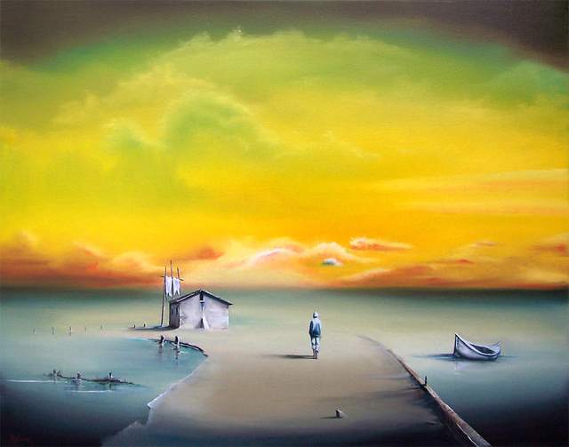 Artist David Fedeli. 'Sailmakers Life' Artwork Image, Created in 2011, Original Painting Oil. #art #artist