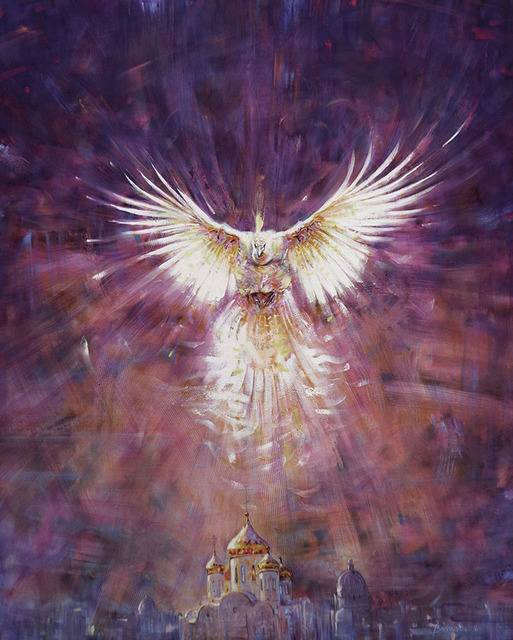 Gabriel Bodnariu  'The Peacock', created in 2016, Original Painting Oil.