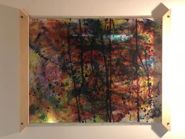 Gabriel Gunning  'Primarily Transparent One', created in 2017, Original Glass Stained.