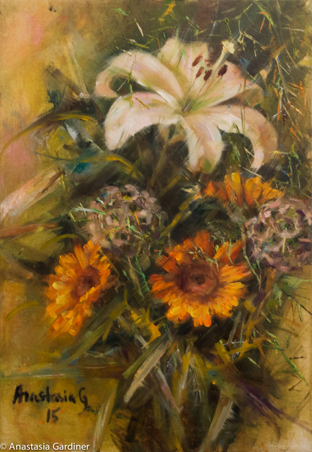 Anastasia Gardiner  'Lilia', created in 2015, Original Painting Oil.