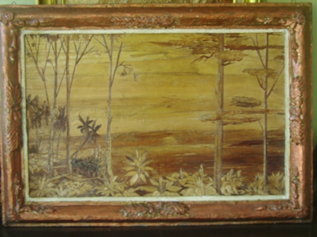 Gaya Wijaya  'Unique Painting Scenery NATURAL SunSet', created in 1999, Original Mixed Media.