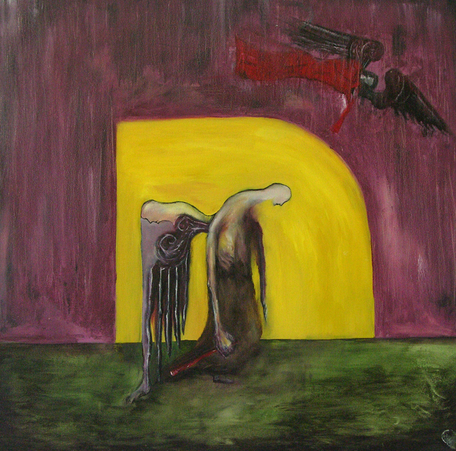 Artist Vutescu Eugen. 'Desprinderi I' Artwork Image, Created in 2008, Original Painting Acrylic. #art #artist