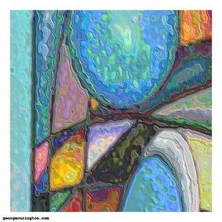 George Curington: 'Contemporary Thought 5', 2013 Digital Art, Abstract.      Digitally altered Pastel, contemporary, painting, Giclee, surealism, drawing, avante garde     ...