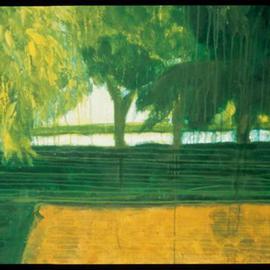 George Oommen: 'mankotta series 8', 1997 Acrylic Painting, Landscape. 