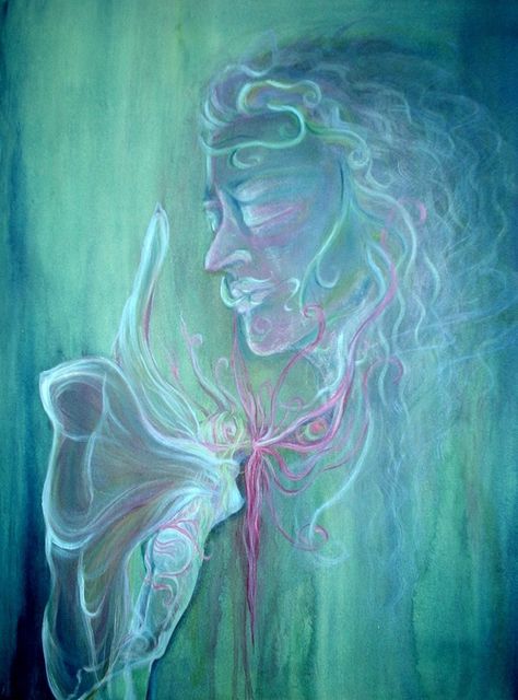 Artist Georgia Papamichail. 'Breath' Artwork Image, Created in 2007, Original Mixed Media. #art #artist