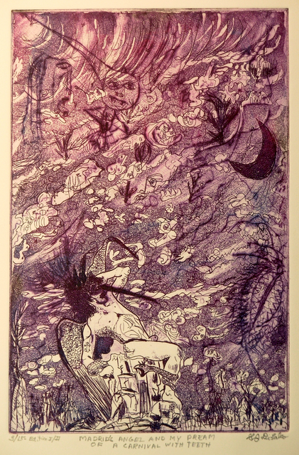 Artist Jerry  Di Falco. 'ANGEL OF MADRID ' Artwork Image, Created in 2014, Original Digital Art. #art #artist