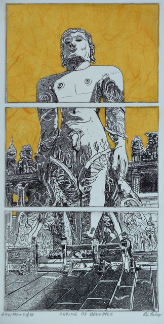 Artist Jerry  Di Falco. 'BAHUBALI AWAITS' Artwork Image, Created in 2014, Original Digital Art. #art #artist