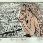 Gargoyle Number One By Jerry  Di Falco
