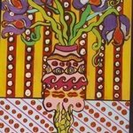 Gnostic Vase Of Rainbow And Wild Iris, Jerry  Di Falco