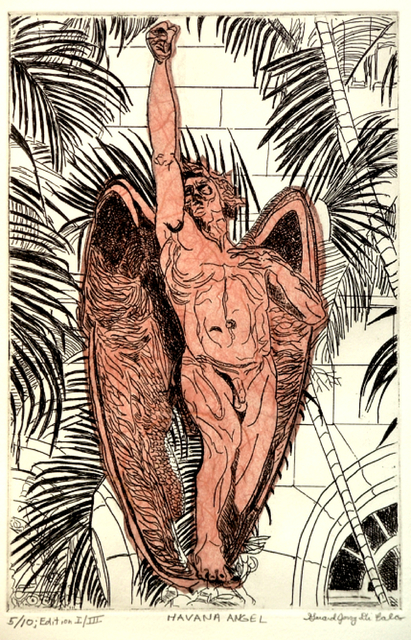 Artist Jerry  Di Falco. 'HAVANA ANGEL' Artwork Image, Created in 2012, Original Digital Art. #art #artist