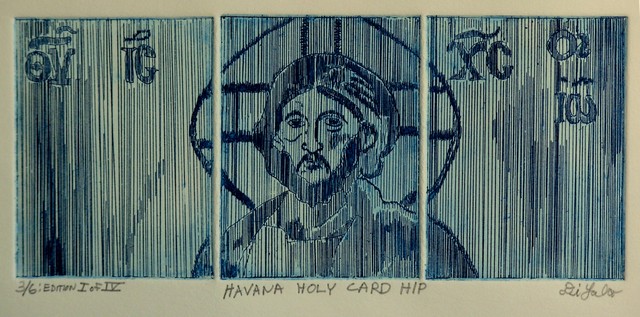 Artist Jerry  Di Falco. 'Havana Holy Card Hip' Artwork Image, Created in 2015, Original Digital Art. #art #artist