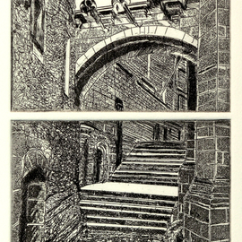 Portal At Mont Saint Michel Abbey, Jerry  Di Falco