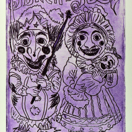Purple Punch and Judy By Jerry  Di Falco