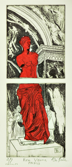 Artist Jerry  Di Falco. 'RED VENUS' Artwork Image, Created in 2010, Original Digital Art. #art #artist