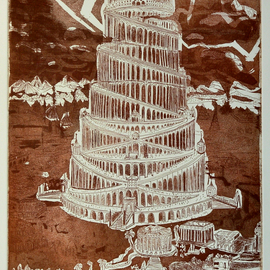 Tower of Babel and Tongues of Fire By Jerry  Di Falco