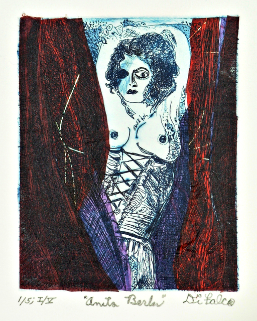Artist Jerry  Di Falco. 'Anita Berber' Artwork Image, Created in 2018, Original Digital Art. #art #artist