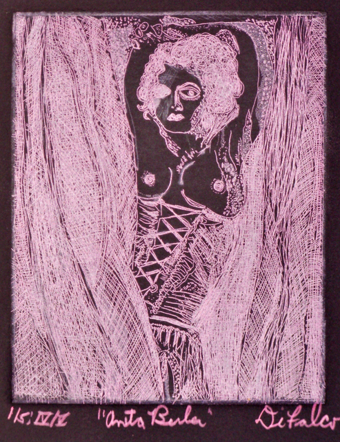 Artist Jerry  Di Falco. 'Anita Berber Four' Artwork Image, Created in 2018, Original Digital Art. #art #artist