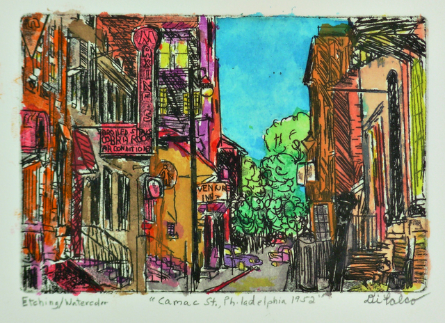Artist Jerry  Di Falco. 'Camac Street' Artwork Image, Created in 2020, Original Digital Art. #art #artist
