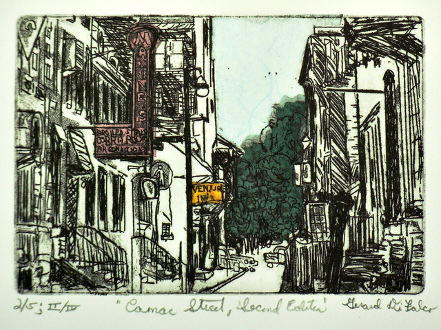 Artist Jerry  Di Falco. 'Camac Street 1950' Artwork Image, Created in 2018, Original Digital Art. #art #artist