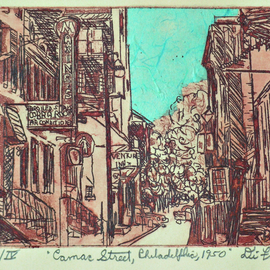 camac street in 1950 By Jerry  Di Falco