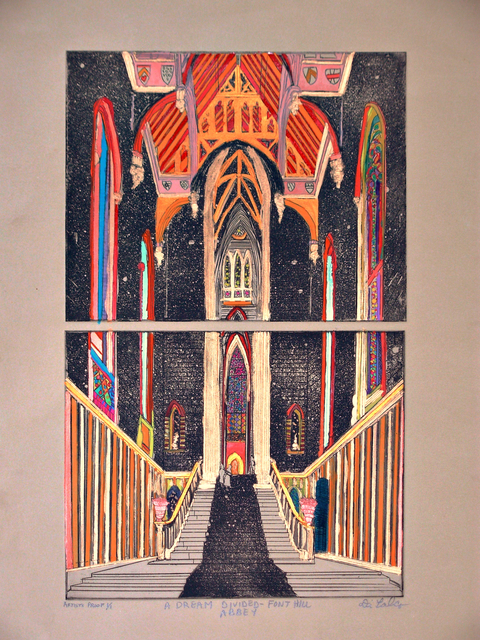 Artist Jerry  Di Falco. 'Fonthill Abbey' Artwork Image, Created in 2020, Original Digital Art. #art #artist