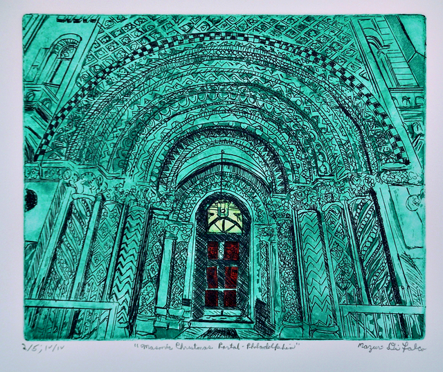 Artist Jerry  Di Falco. 'Masonic Christmas Portal' Artwork Image, Created in 2019, Original Digital Art. #art #artist