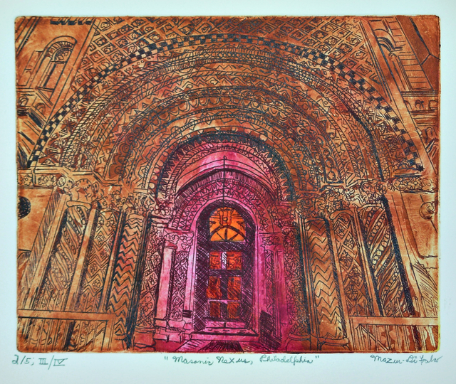 Jerry  Di Falco  'Masonic Nexus Philadelphia', created in 2019, Original Digital Art.