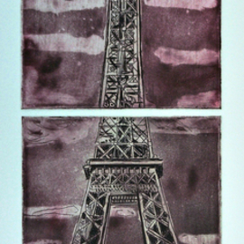 paris in violet By Jerry  Di Falco