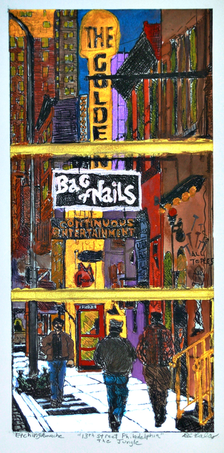 Artist Jerry  Di Falco. 'Thirteenth Street' Artwork Image, Created in 2020, Original Digital Art. #art #artist