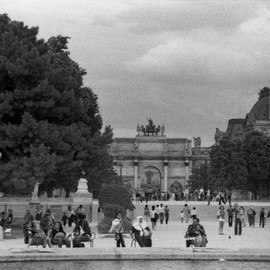 German Guerra: 'OPUSPR0284', 2012 Black and White Photograph, Cityscape. Artist Description:  PARIS CITY ...
