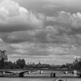 German Guerra: 'OPUSPR0290', 2012 Black and White Photograph, Cityscape. Artist Description:  PARIS CITY ...