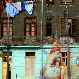 German Guerra: 'OPUSPV0010', 2015 Color Photograph, Cityscape. Artist Description:  VALAPARAISO CHILE ...