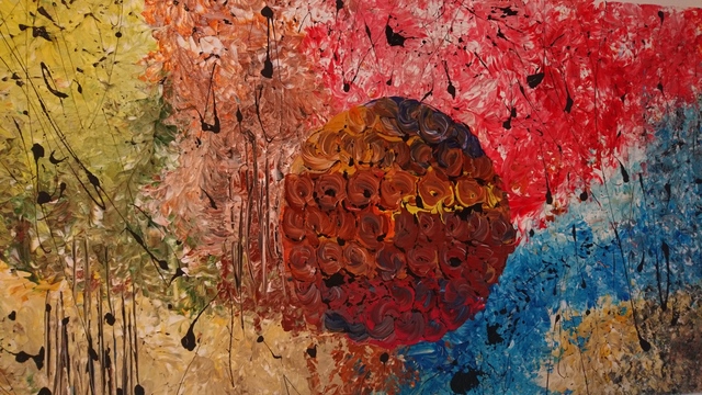Rita Ghise  'Fara', created in 2018, Original Painting Acrylic.