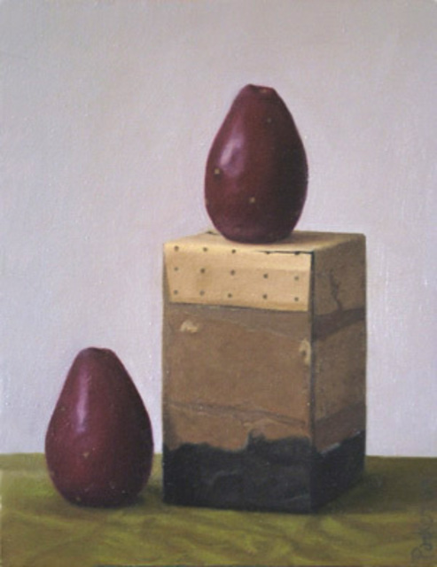 Artist Karen Parker. 'Prickly Pear Box' Artwork Image, Created in 2008, Original Painting Oil. #art #artist