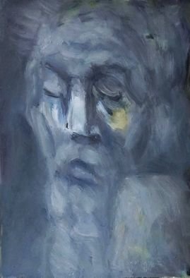 George Grant: 'Passions of Christ', 2021 Oil Painting, Figurative. passions of Christ, deep spiritual meaning of His nature, suffering and sacrifice.  Oil on primed paper.  Christ portrait, Christ painting oil, passions of Christ painting, ...